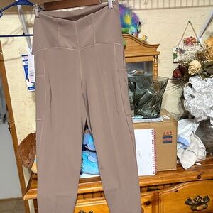 Ingrid & Isabel High-Waisted Brown Leggings